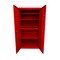 Steel Cabinets Usa Storage Cabinet, 72 in H, 36 in W, Signal Red, 4 Shelves UA-361872-R - alternate 5